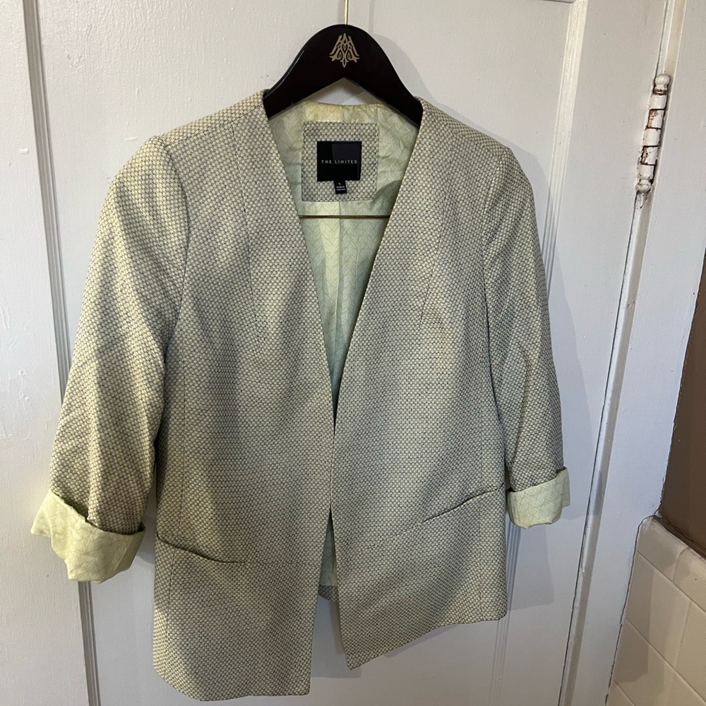Banana Republic Light Green Blazer